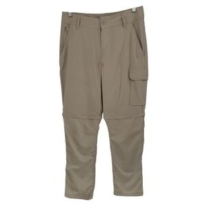 Women's Sz 8 Short Columbia Silver Ridge Utility Convertible Khaki Pants